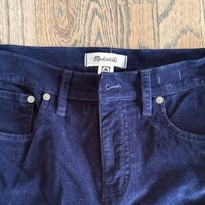 Madewell Navy Corduroy Pants Size 29